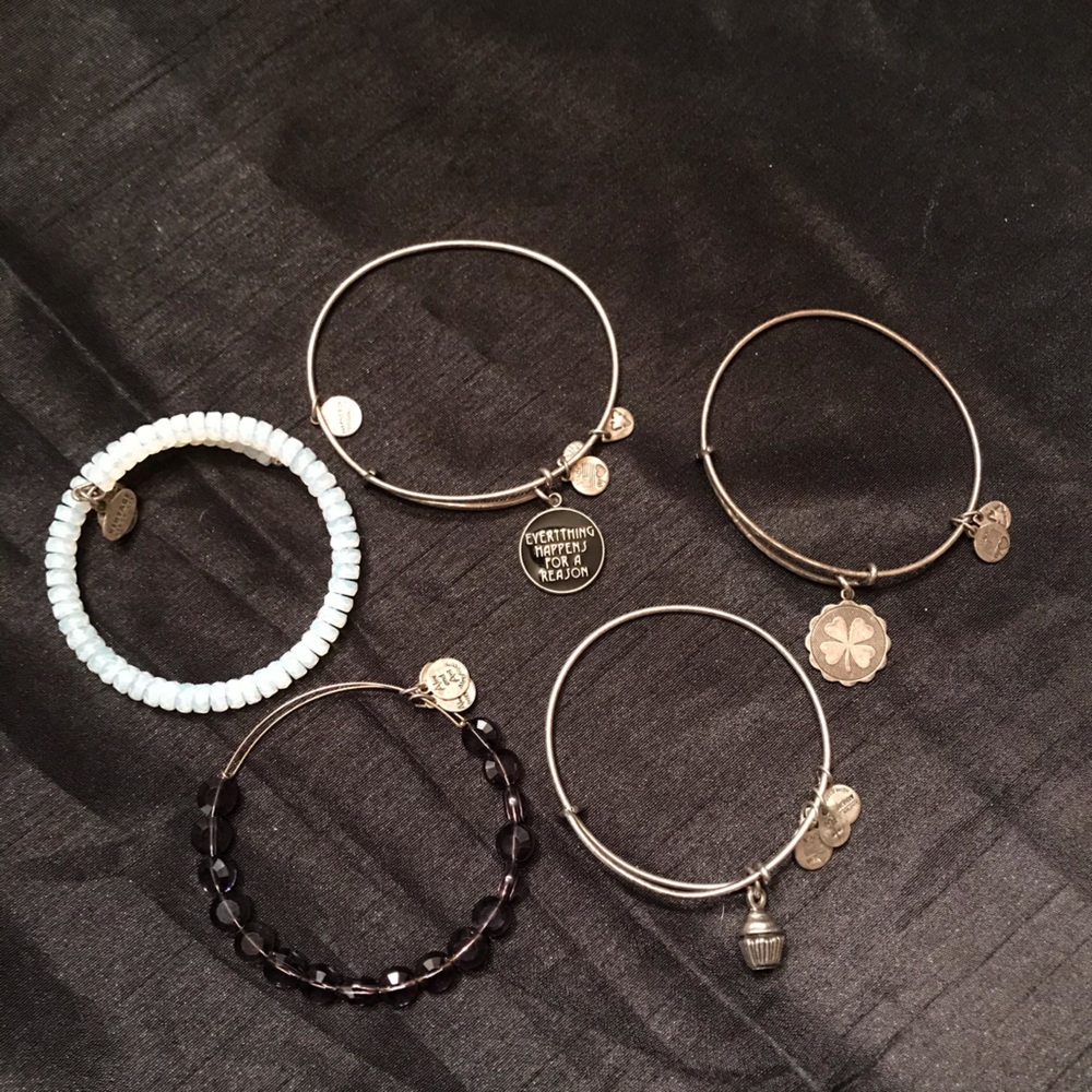 Alex and Ani Bracelets Set of 5